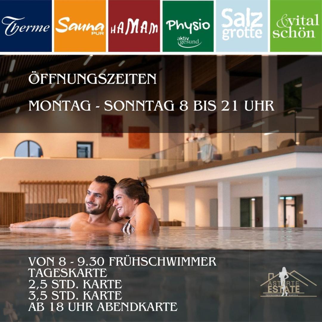 Fewo 20 - Appartement Im Rottalblick - Youngmodern Wohnen Mit Bademantelgang Zur Therme, Tv, Balkon Und Persoenlichem Gaesteempfang Von Astarte Estate Бад-Грисбах Экстерьер фото